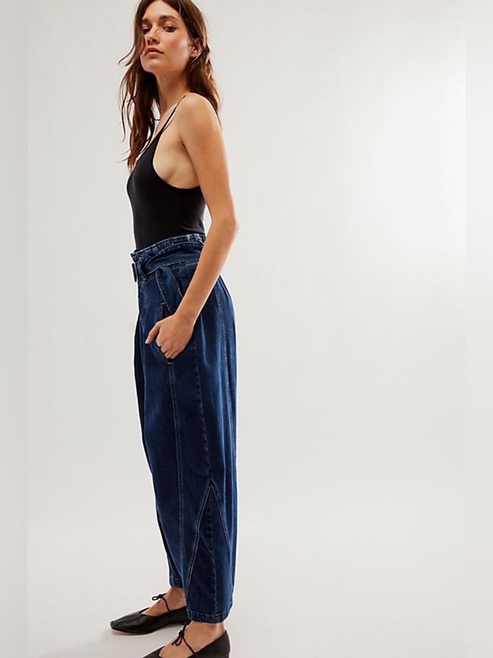 We The Free - The Amsterdam High-Rise Barrel Jeans Size Medium - Picture 3 of 6